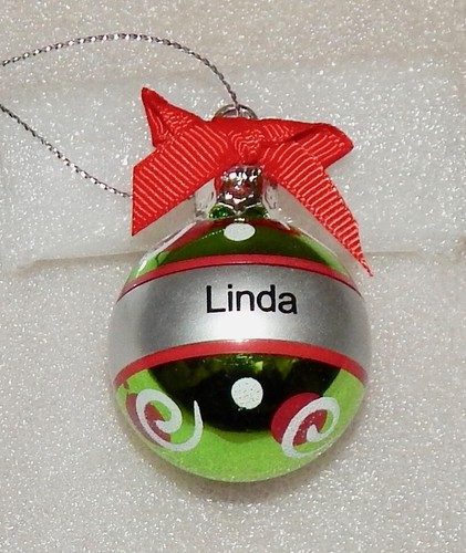 Christmas Keepsake Ornaments Green Ganz 2" x 1 1/2" You Choose Many Names 178Y - Picture 80 of 130