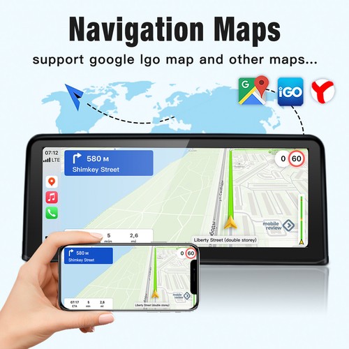 10.25" Android Car GPS Radio CarPlay for BMW X3 F25 2011-2013 NBT 4+32GB - Picture 7 of 14