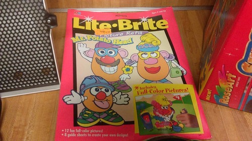 Lite Brite,Travel Lite Brite,Mr. Potato Head Refill,vg! - Picture 4 of 11
