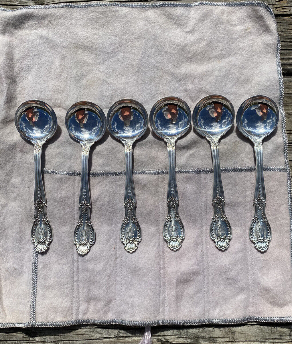 Tiffany Richelieu (1902) Set of 6 Bullion Spoons.