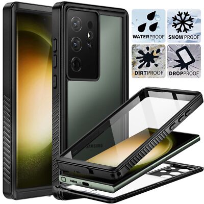 360° IP68 Wasserdichte Hülle Rüstung Case Für Samsung GalaxyS24 S23 S22S21 Ultra