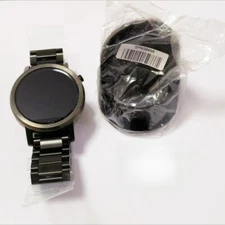 Motorola Moto 360 Smart Watch 2nd Gen 42mm Stainless Steel Watch Band Black