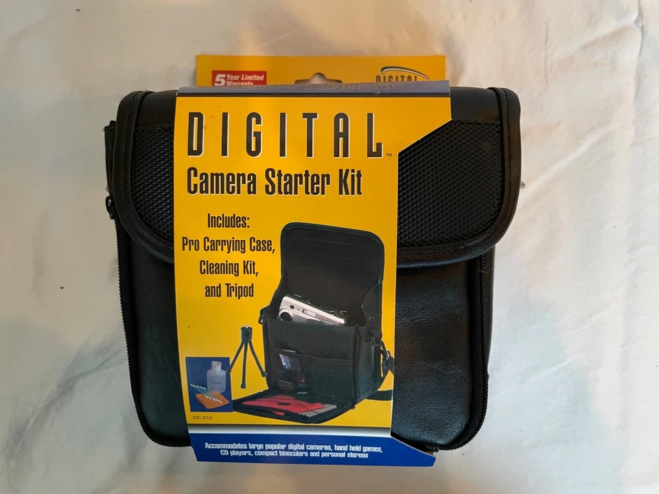 Kit de inicio de cámara digital Digital Concepts DC-315R 3 piezas en caja - Kit de estuche trípode Foto 2 de 2