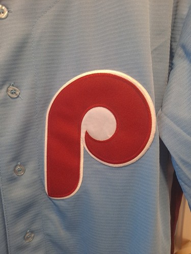 Philadelphia Phillies TRAE TURNER COOPERSTOWN COLLECTION MLB BLUE Jersey XXL,NWT - Picture 4 of 11