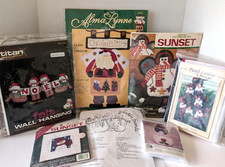 Christmas Felt Embroidery Kits Santa Snowmen You Choose
