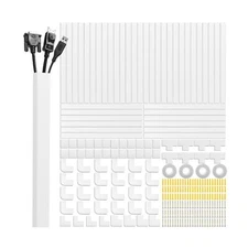 Cord Cover Raceway Kit, 628 in Cable Cover Channel, Paintable Cord ... Fast Ship