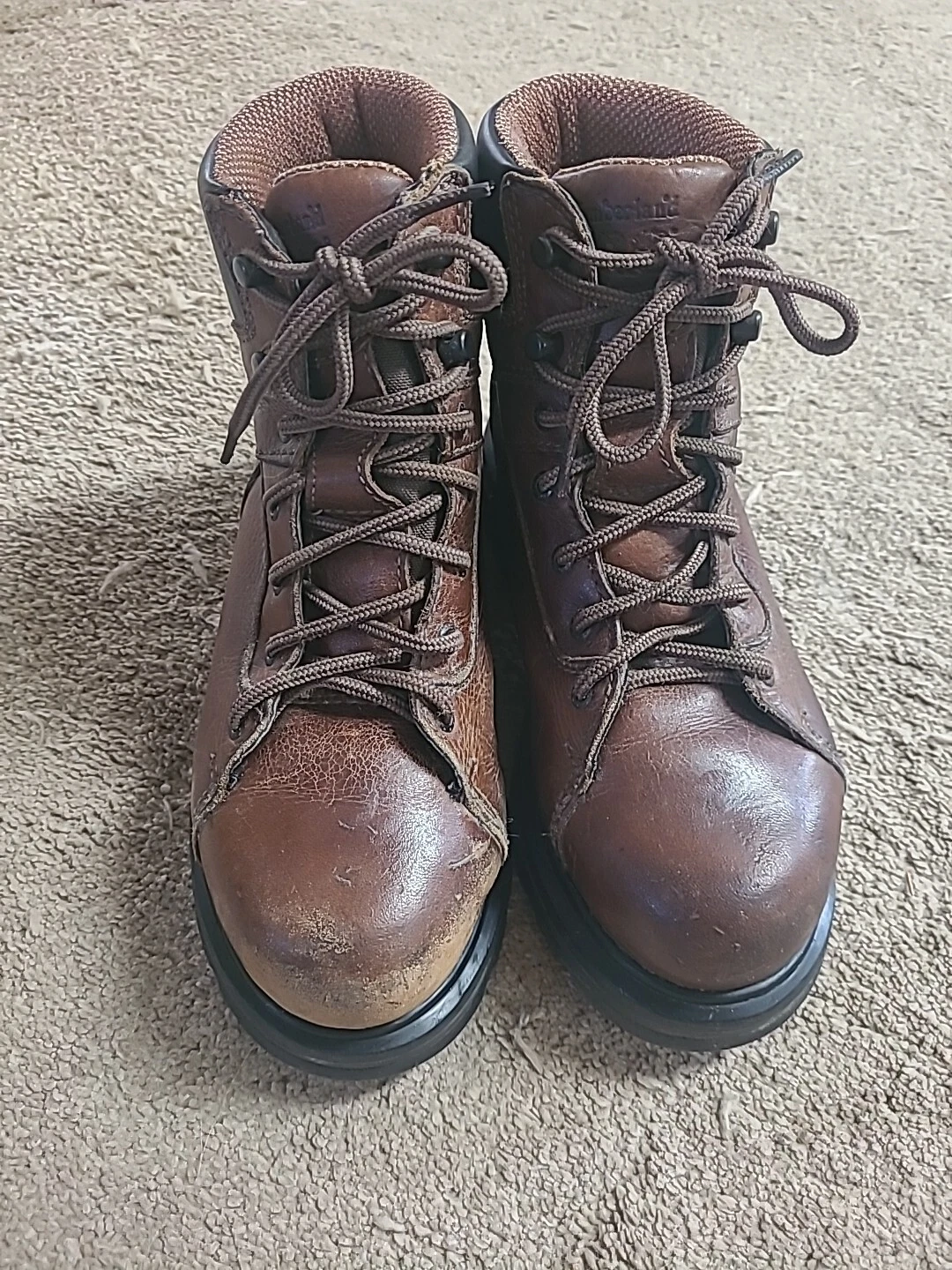 Timberland PRO 175 88117 Stivali da lavoro in pelle marrone punta di sicurezza donna taglia 6M