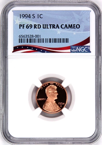 1994-S Lincoln Cent Graded PF69RD Ultra Cameo by NGC