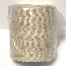 Waxed LINEN lacing Victor 8-cord rug braiding weaving twine 8-ply thread warp