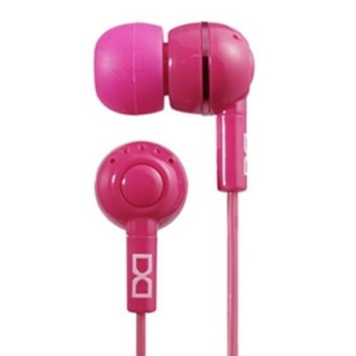 BOOM 3.5MM CONNECTOR IN EAR LEADER HEAPHONE PINK NEW LDP