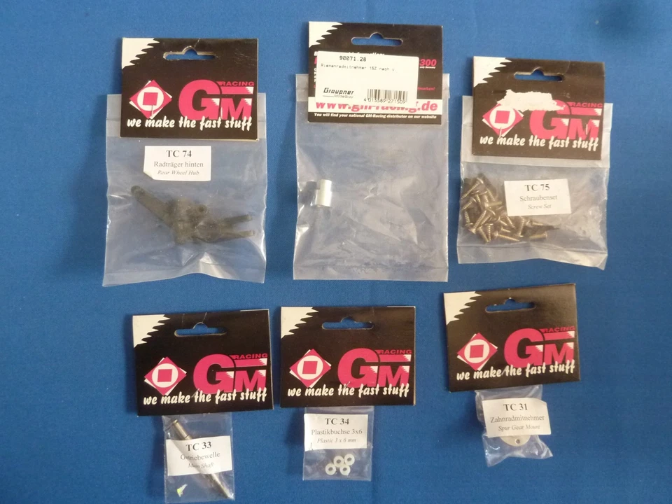 Ersatzteile für TC4 Tourenwagen 4WD von GM Vintage Konvolut - Bild 4 von 4