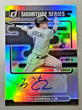 2021 Donruss Optic Signature Series Holo Autograph #24 Nick Madrigal - White Sox