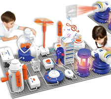 Science STEM Kits for Kids, Electronics Exploration Kit, 66 Pcs DIY Circuit Part