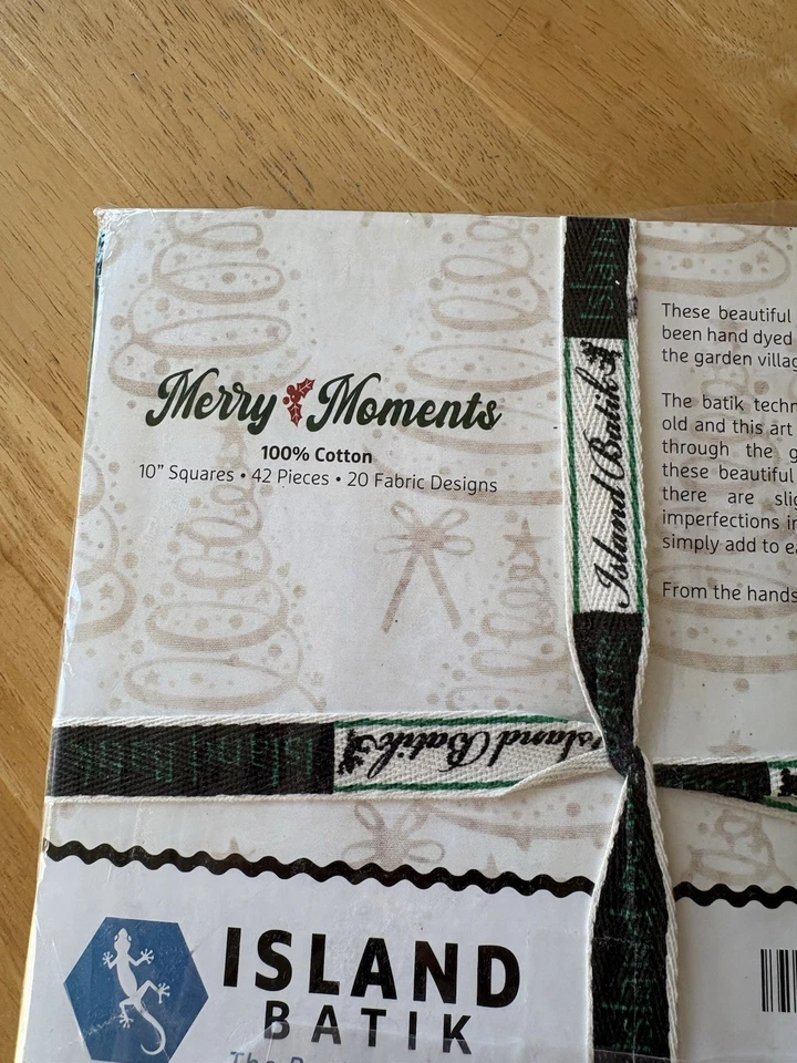 Island Batik - 10” Squares (42) MERRY MOMENTS - Image 3 of 3