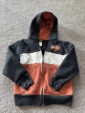 Harley Davidson Kids Zip Up Jacket With Hood Size 8-10