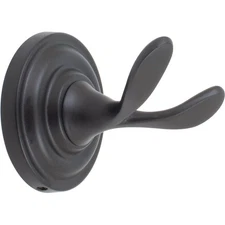 Charlotte Robe Hook, Matte Black by Stone Harbor Hardware