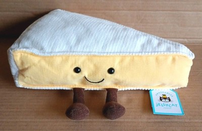 Jellycat Amuseables Brie   Geniune - Brandneu mit Etikett.