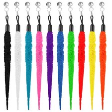 10 PCS Cat Toy Worm Refills, Soft Cat Worm Toys Interactive Cat Wand Replacement