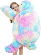 Giant Sea Turtle Stuffed Animal, Large Stuffed Sea Turtle Plush Pillow, Soft ...