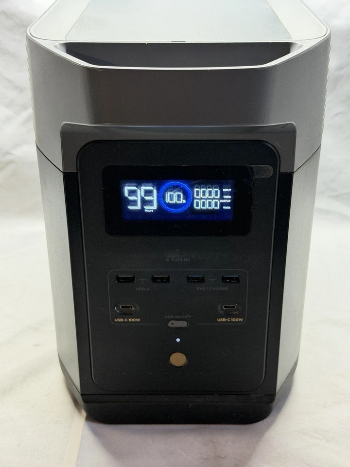 Central Eléctrica Portátil EcoFlow DELTA 2 Ligeramente Usada Menos de 30 Días Devolución del Cliente Foto 4 de 4