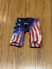 TYR Avictor Men  s Jammer Tech Suit Size 23 USA Stars  Stripes