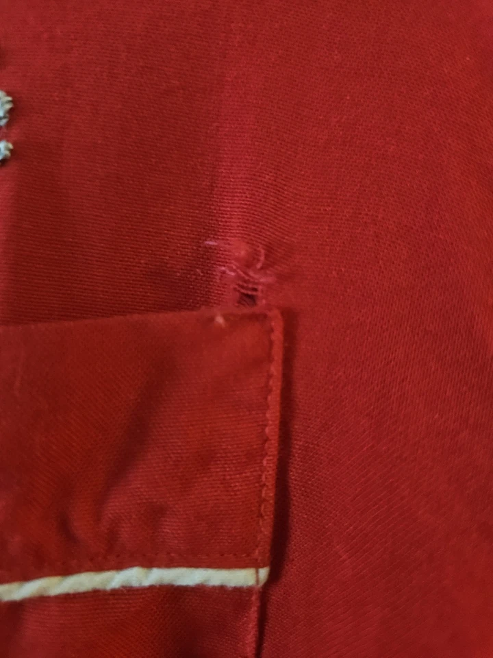 50s Crown Prince Chain Stitch Bowling Shirt Men's 16-16 ½ READ DESCRIPTION - Image 3 of 4