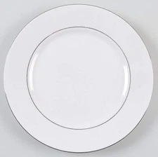 Philippe Richard Double Platinum Band Salad Plate 7372434