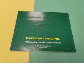 Ring King NES Authentic Nintendo Instruction Manual Booklet Only