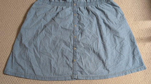 Vestido vaquero azul sin mangas Ava & Viv para mujer talla 2X 24 - Imagen 5 de 10