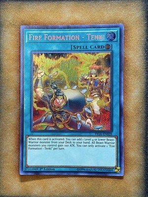 Yugioh Fire Formation - Tenki FIGA-EN028 Secret Rare 1st Ed NM
