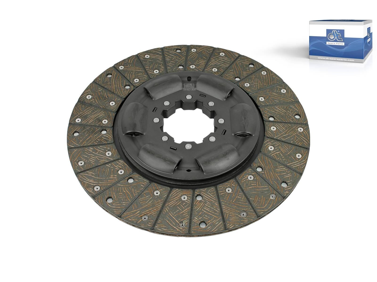 Disque d'embrayage DT Spare Parts résistant au patinage pour camion