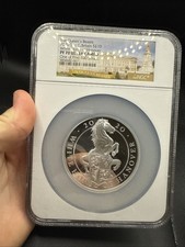2020 5oz. G.Britain "The Queens Beast" White Horse of Hanover NGC PF70 UCAM