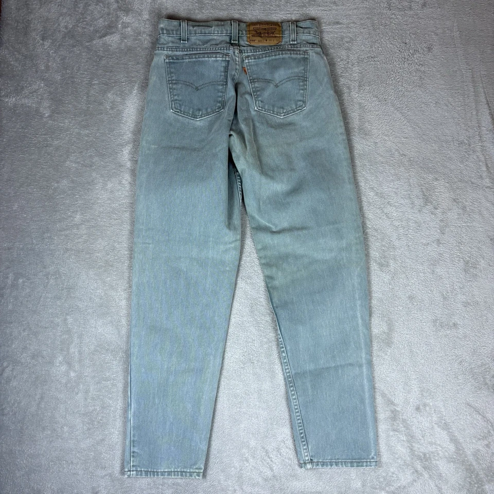 Levi’s 550 Jeans Mens 30x32 (Fits 30x30) Orange Tab USA Vintage 1990 - Image 2 of 4