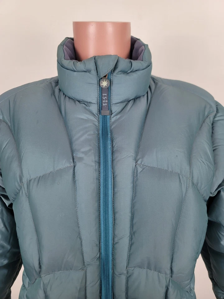 ISIS Goose Down Puffer Jacket Women’s Ski Coat Winter Quilted Full Zip Sz 6 (S) - Image 3 of 4