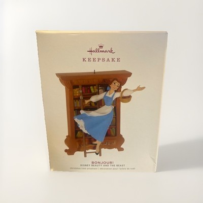 2019 Hallmark BONJOUR Beauty and the Beast Disney princess BELLE ornament NEW