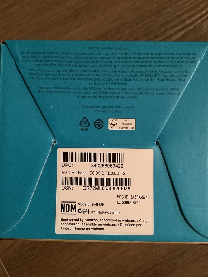 Amazon Echo Spot, All-new (2024 release), Smart Alarm Clock With