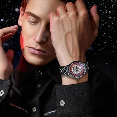 MASTOP Roulette Wheel Orologi da uomo Orologio meccanico automatico per