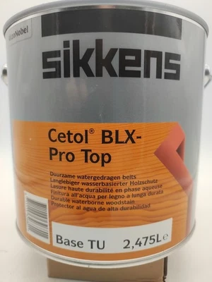 Sikkens Cetol BLX- Pro Protection du bois à base d'eau en pot, Base TU, 2,475 l - Photo 1/2