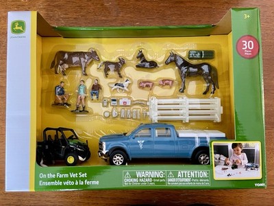 John Deere On The Farm Vet Set - Playset - Toy - 1:32 Scale - Veterinarian - NEW