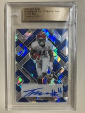 2022 Leaf Metal Traeshon Holden Crystal Blue Pre-Production Proof 1/1