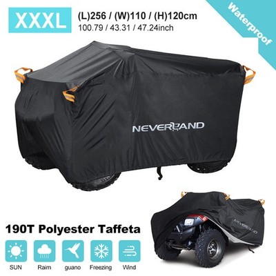 Neverland Quad Abdeckplane ATV Abdeckung Wasserdicht Quad Cover 256x110x120cm