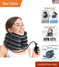 Neck Stretcher for Cervical Traction- Instant Relief, Neck Brace Pillow Large 