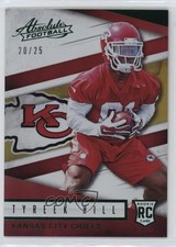 2016 Panini Absolute Rookies Spectrum Green 20/25 Tyreek Hill #160 uk2