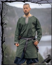 Mittelalter Wikinger Tunika - Aegir mit Borde...
