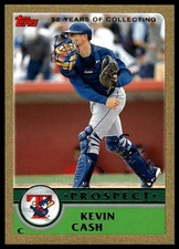 2003 Topps Traded & Rookies #T123 Kevin Cash Gold #/2003