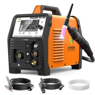 Hitbox 180A WIG/TIG-Schweißgeräte 220V AC/DC Aluminium Inverter Welder