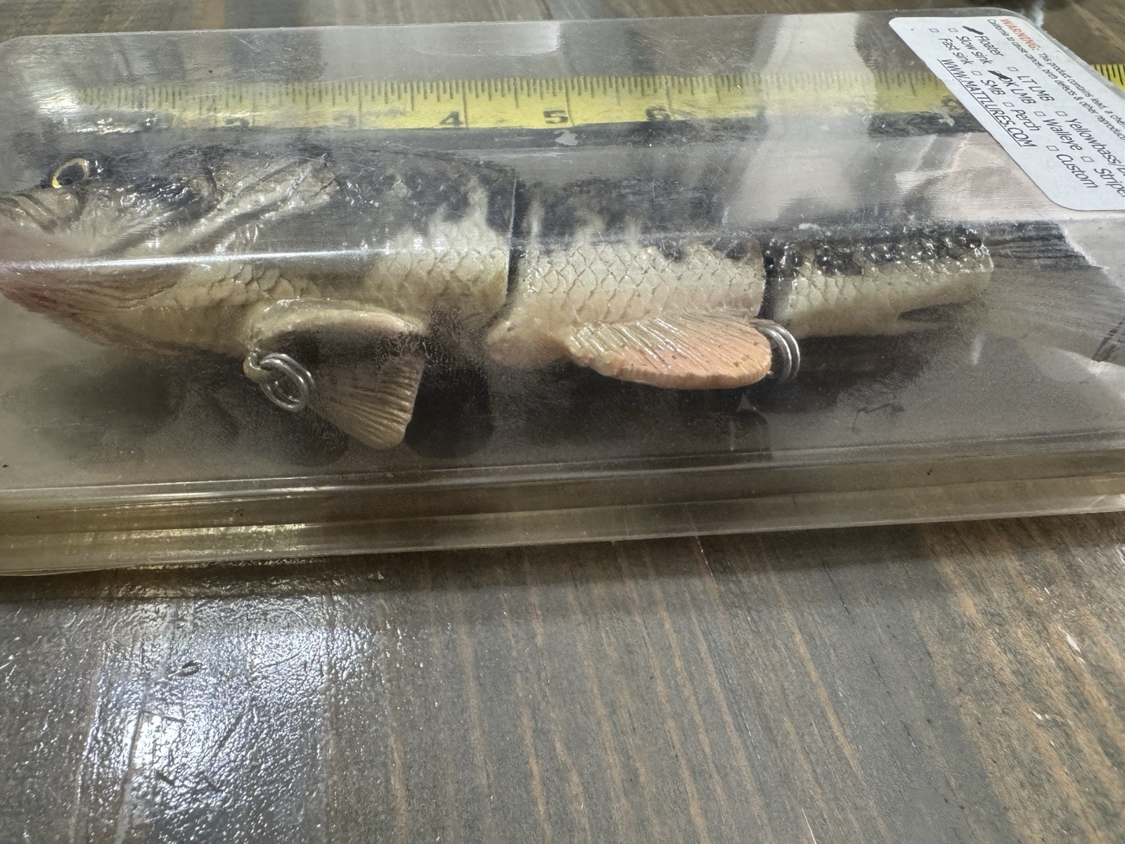 VINTAGE MATTLURES DK LMB FLOATER SWIMBAIT BRAND NEW IN BOX - Image 6