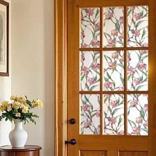 15 Sheets 5.98" X 12.01" Stained Glass Window Film, Decorative Window Film fo...