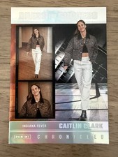 2025 Panini Caitlin Clark Chronicled Dress Success Silver Holo #69 Fever SP