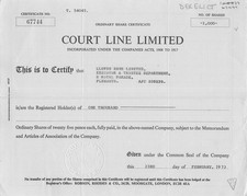 Court Line Limited, 1973 - Britische Fluggesellschaft